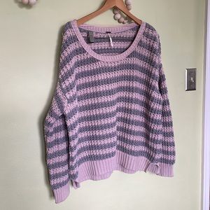 Free People Striped Sweater